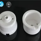 white parts alumina ceramic wall socket ceramic wall switch 95