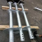 High Load Capacity Fence Spiral Ground Anchor Helical Screw Piles Manufacturer