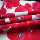 Composition printed cotton fabric thailand sateen satin fabric roll size