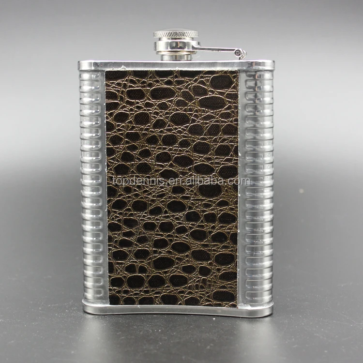specifications high quality 6oz stainless steel hip flask with