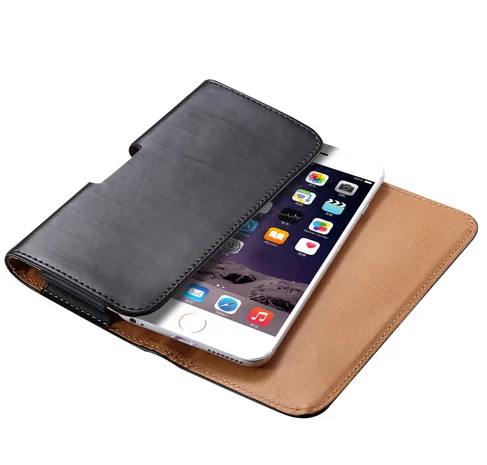 Luxury Universal Holster Belt Clip Waist Man Flip PU Leather Cover Bag Phone Case For iPhone 6 6S Plus 7 7plus (11).png