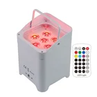 6x18w RGBWA UV 6in1 IRC Battery Power Uplights DMX Wireless Led Par Light
