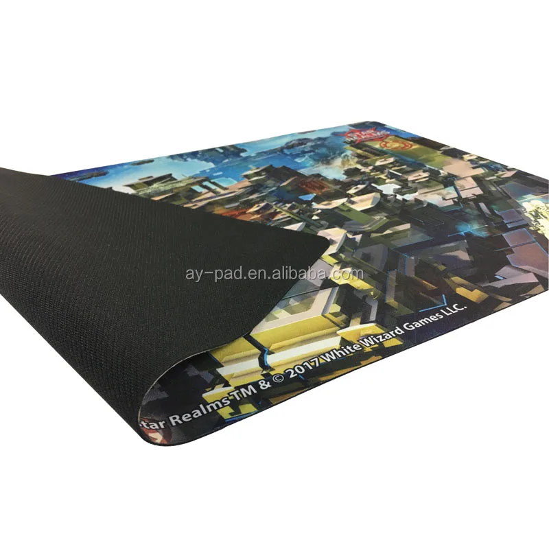 ay large size custom logo personalised mouse pad