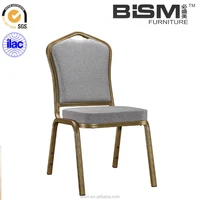 Cheap price hotel furniture stackable banquet chair with fabric covered