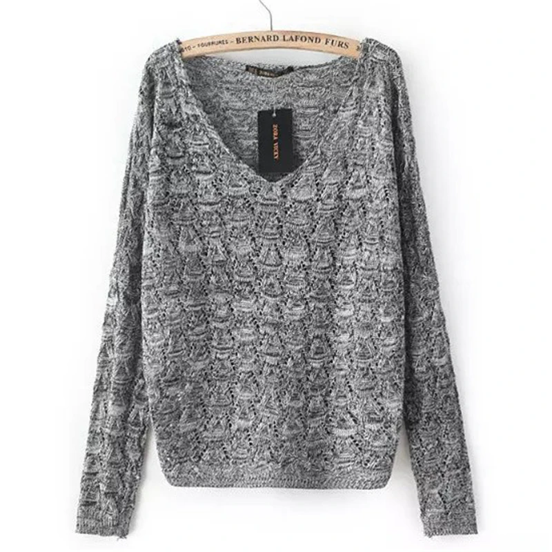 2015 Autumn Winter New Fashion Hot Sale Brand Pullover Women Sweater Casual Knitted Sweaters Pullovers Sweater Free Shipping Y15