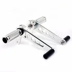 motorcycle Adjustable Rear sets Footrest Foot Pegs for Honda Suzuki Yamaha Kawasaki Triumph