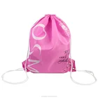Cheap promotional waterproof nylon strong swim drawstring backpack bags