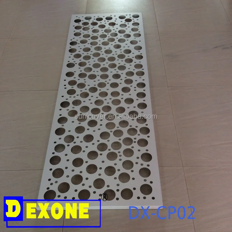 Perforated Carved Aluminum Facade Panel for Decoration as Curtain Wall