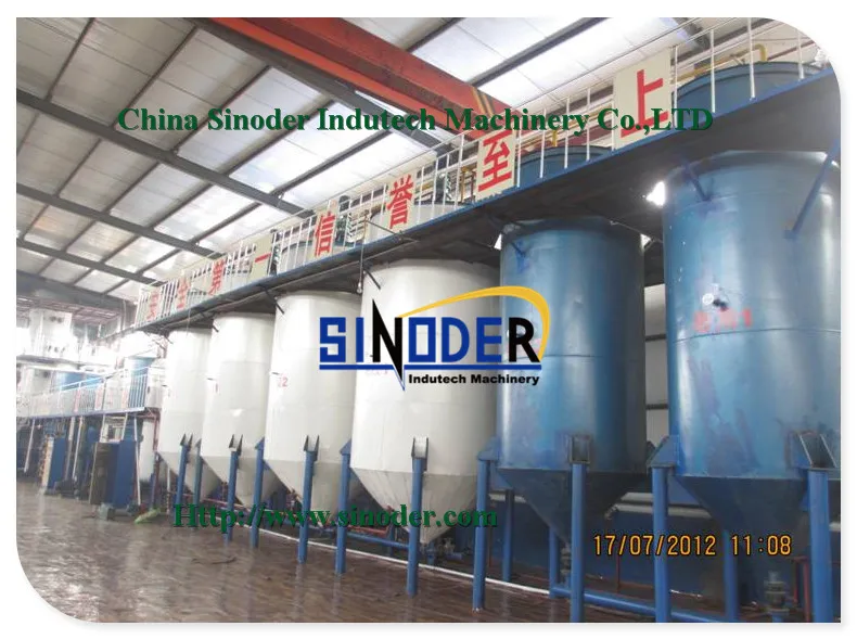 50TPD edible oil refinery plant for making cooking oil with good quality