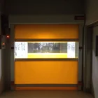France fabric pvc material industrial high quality aluminum Alloy door