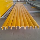 Safety handrail components top rail omega shape pultrusion fiberglass profiles