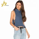 2018 Summer New Design Sexy Lacing On Both Sides Sleeveless Sweater Vest