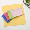 Soft fine microfiber suede fleece clean towel finger marks remover wiping cloth for delicate artworks mobile screens