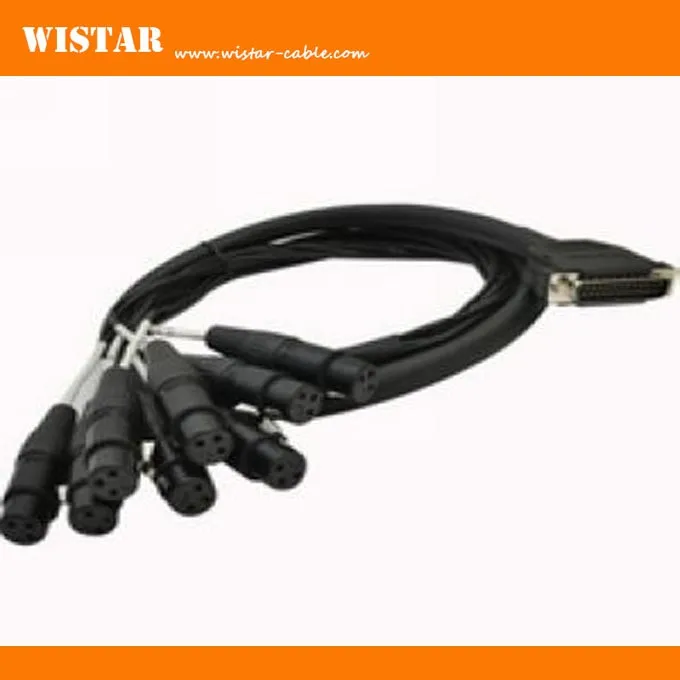 8 Channel DB25-XLR Female Snake Cable 10 Feet - ANKUX.COM