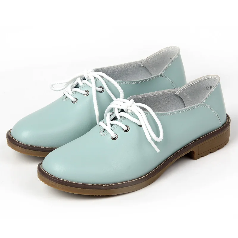 2015 New Fashion Oxford Shoes For Women Spring/Autumn casual oxford comfortable lace up round toe Women flat Sneakers Shoes