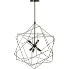 E14/E12 Light Source and Iron Material Chandelier Pendant Lamp
