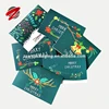 Factory directly custom material merry christmas thank you cards pack