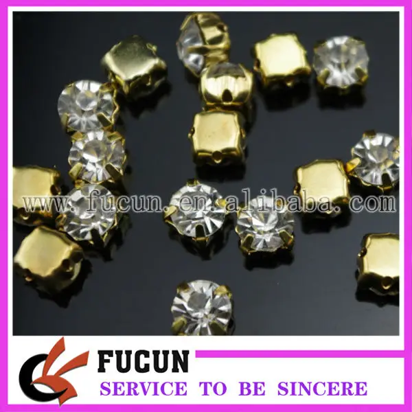 rhinestone with claw clear plating gold.jpg