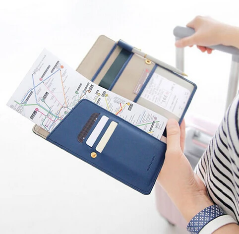 2015 new Travel Journey Fabric Passport cover ID Card Holder Case Cover Purse Organizer Ticket Passport Credit Card ID Document