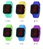 AD8060 New Arrival 2019 Silicone Black Face Digital Sports Led Watch