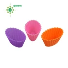 Colorful 3D Non-sticky Star Shaped Silicone Cake/Muffin Bake Cup