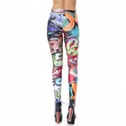New Europe Style custom sublimation print leggings Workout Leggings yoga pants
