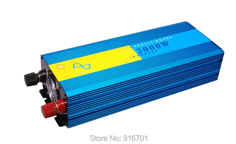 3000W Pure Sine Wave DC 12V to AC 220V Power Inverter