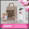 Waterproof Paper Bag ,Packaging Water Resistant Paper Bags with Logo Printed