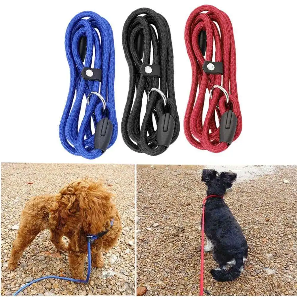 1pc Dog Puppy Cat Adjustable Nylon Harness with Lead leash Pet Training Fleible Harness P Chain Rope Strong Nylon