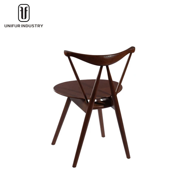 Alibaba China Hans side nabla back solid wood dining chairs for cafe/restaurant/dining room