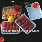 New customized disposable strawberry fruits clamshell packaging box