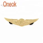 Collar Pins for Shirts Custom Metal Pilot Wings Die Cast Pin Badge
