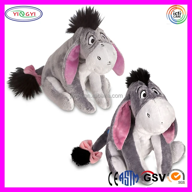 a044 branded cartoon soft sitting animal stuffed donkey eeyore