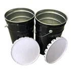 25L round metal pail/bucket/barrel/drums manufacture empty tin paint pail and steel drums in round shape