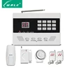 Smart Home LED Display 99 Wireless Zones Home Security PSTN Autodial Alarm System with english voice prompt