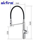 Kitchen Faucet Gooseneck Single Lever Mixer in Matte Black