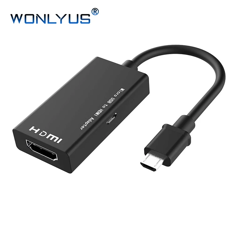 Micro USB to HDMI Cable Adapter,Mirco to HDMI 1080P Video Graphic Converter, Compatible with Samsung Galaxy S5, S4, S3 etc - ANKUX.COM