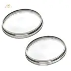 Oval Crystal Glass Paperweight with Custom 3d Laser Engraved