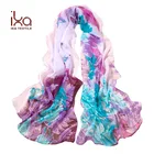 100% Polyester Material Chiffon Color Silk Hijab Scarf Guangzhou