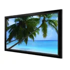 4K Perfect Installation 3D Theater Fixed Frame Projector Screen Projection