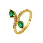 11536 xuping delicate gold zircon best friends forever rings