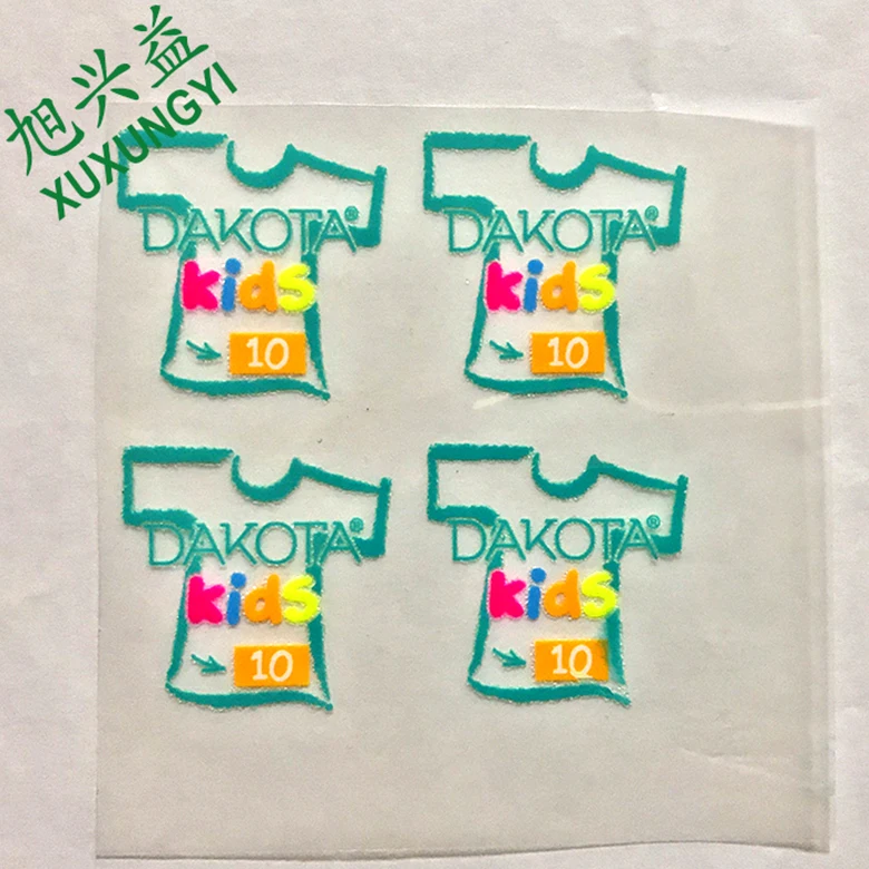 plastisol heat transfer cotton t shirt label transfer