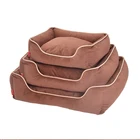 Winter beautiful pet bed popular luxury soft custom dog bed folding dog house