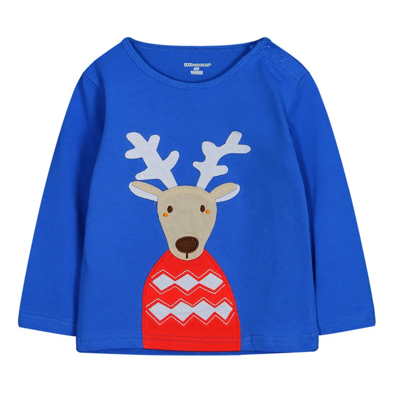 2015 new long sleeve 100% cotton t shirts for boys and girls wear wholesale casual children t shirts (Ulik-T06)