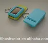 Solar power flashing USB keychain