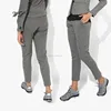 Woman Chinos Pants Slim Fit Latest Design Striped Grey Office Pants