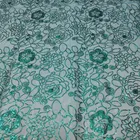 QAHX3-033-Hot sale cheap african embroidery sequin flower mesh fabric lace
