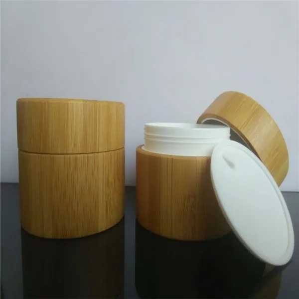 50 Ml Cosmetic Packaging Face Cream Container Bamboo Cream Jar With