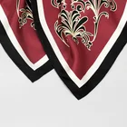 twill silk scarf silk scarf digital printed head scarf custom
