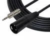 1/8" TRS Stereo to XLR Male Cables 3.5mm Mini to XLR Male Cord for iPhone